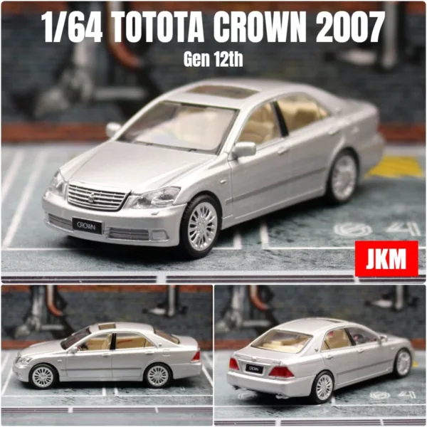 1/64 Toyota Crown 2007 Diecast Model Car - Image 9