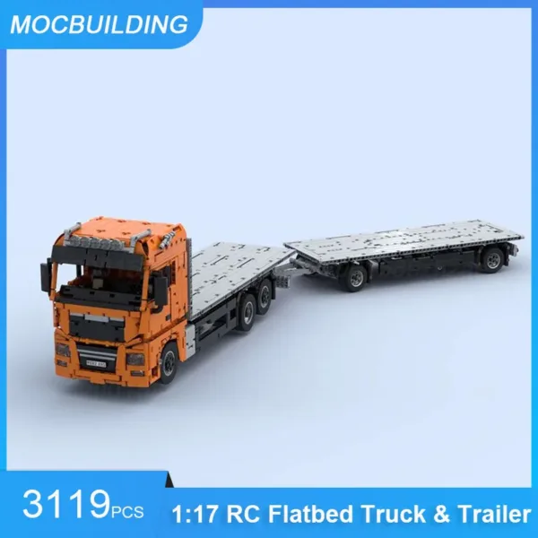 1:17 Scale RC Semi Tractor Truck Model - Image 3