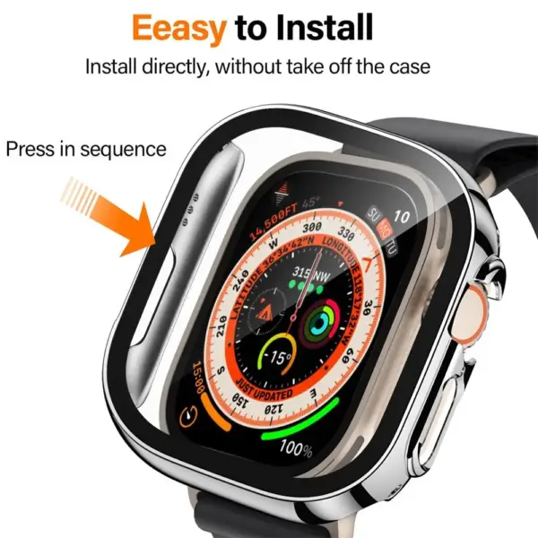 Waterproof Screen Protector Case for Apple Watch - Image 3