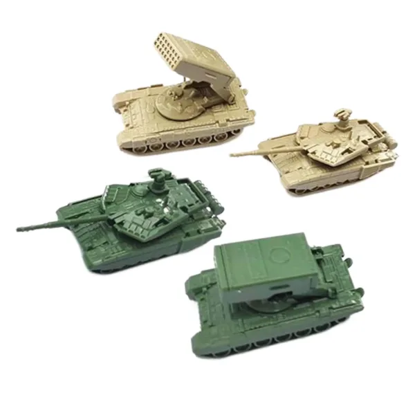 4-Piece 1:144 Scale Tank and Rocket Set - Image 6