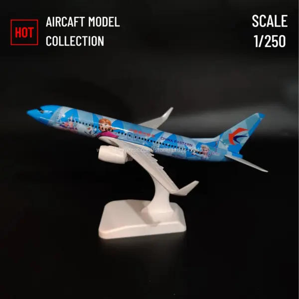 1:250 Metal B737 Aircraft Model Replica