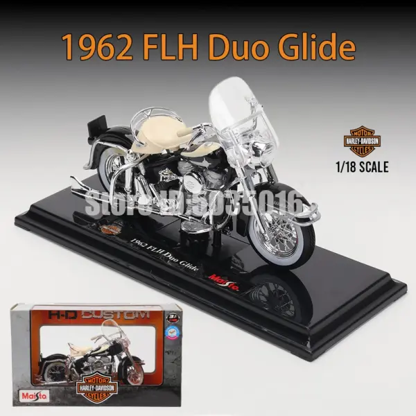 Maisto 1:18 Harley-Davidson Motorcycle Model - Image 32