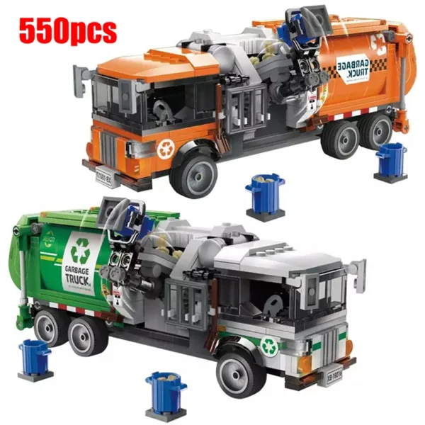 City Technical Sanitation Garbage Truck Toy