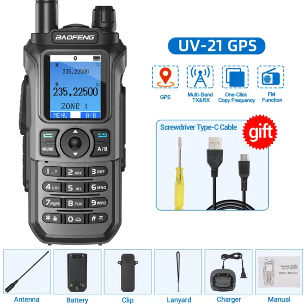 Baofeng UV-21 Pro Walkie Talkie Waterproof 16KM - Image 8