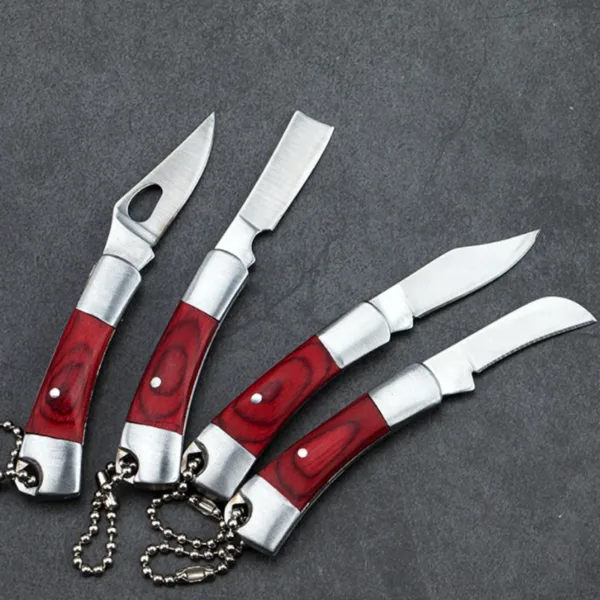 Portable Folding Stainless Steel Pocket Knife - Image 6