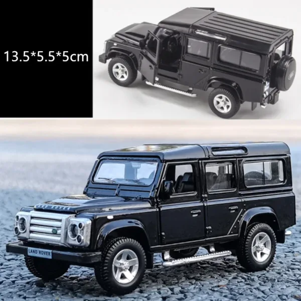 1:36 Land Rover Defender Diecast Model Car - Image 4