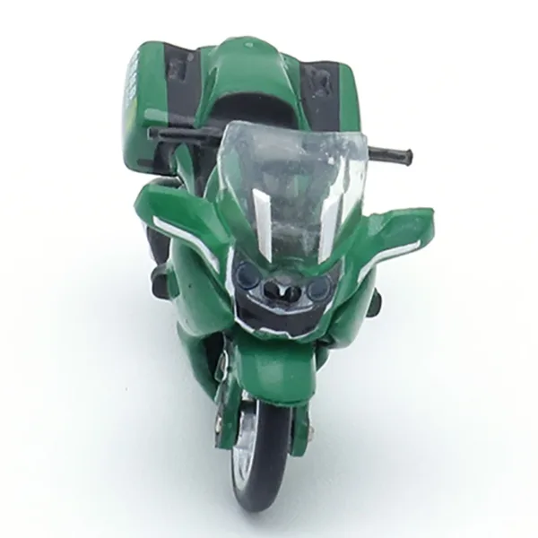 1/64 Scale Diecast Motorcycle Model Green - Image 3