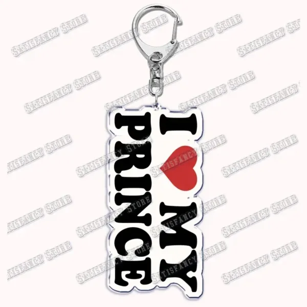 Silver Keychain with Heartfelt Letter Design - Image 53