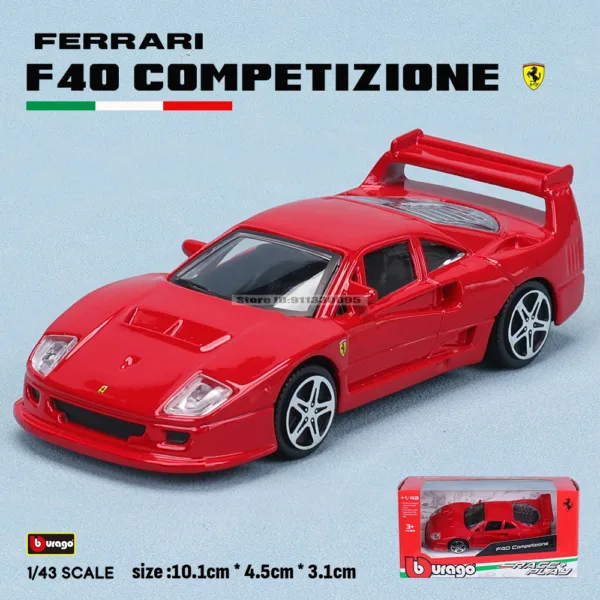 Bburago 1:43 Ferrari Diecast Car Model - Image 16