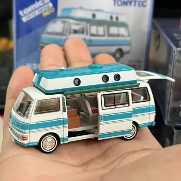 Nissan Caravan Blue Diecast Model 1:64 Scale - Image 4