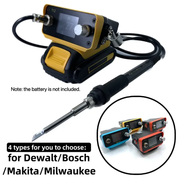 70W Cordless Soldering Station for Dewalt/Bosch - Image 2