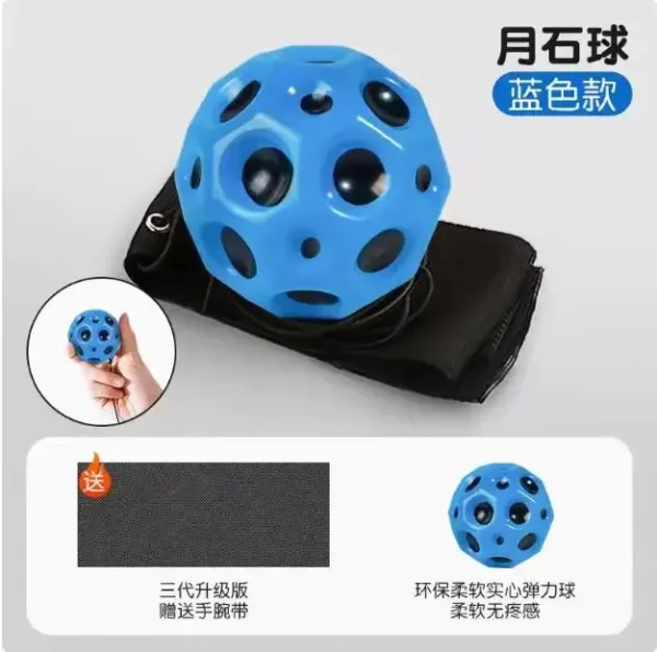 Colorful Rubber Ball with Rope for Fitness - Image 12