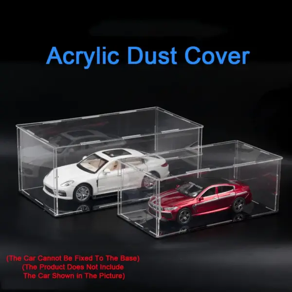 Acrylic Dust Cover for 1:32 1:24 1:18 Cars