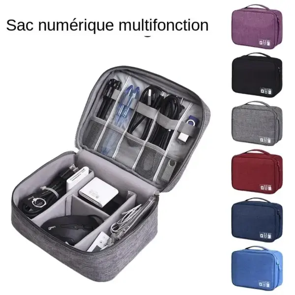 Waterproof Cable Organizer Bag for Travel - Image 4