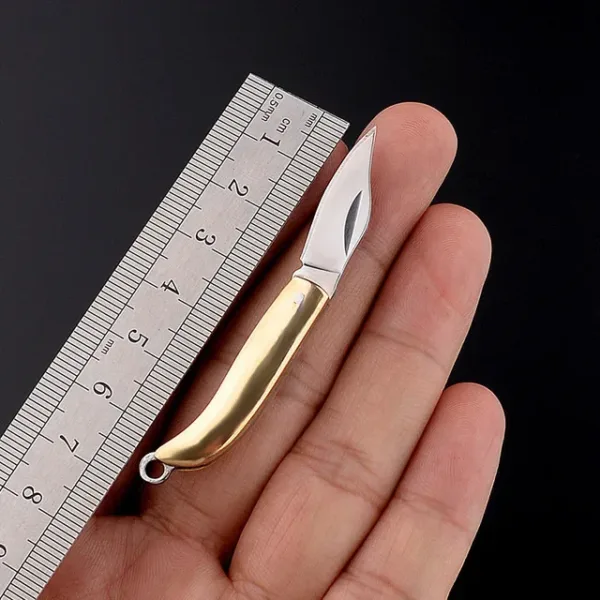 Mini Folding Knife Keychain with Sharp Blade - Image 26