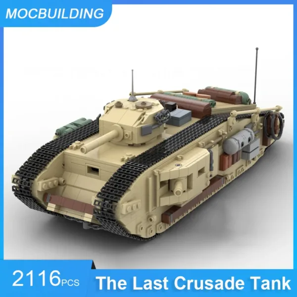 MOC Military Tank Model 2116PCS Building Set