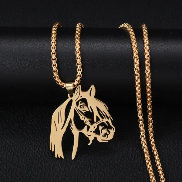 Lion Head Pendant Necklace for Men - Image 13