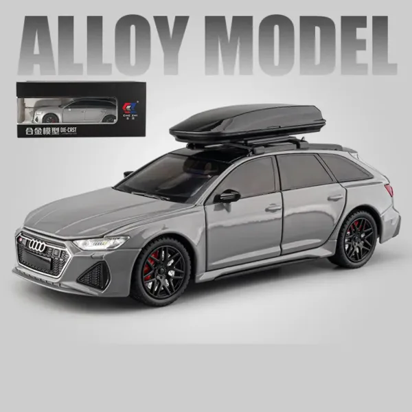 1/24 Audi RS6 Diecast Model Car Toy - Image 14