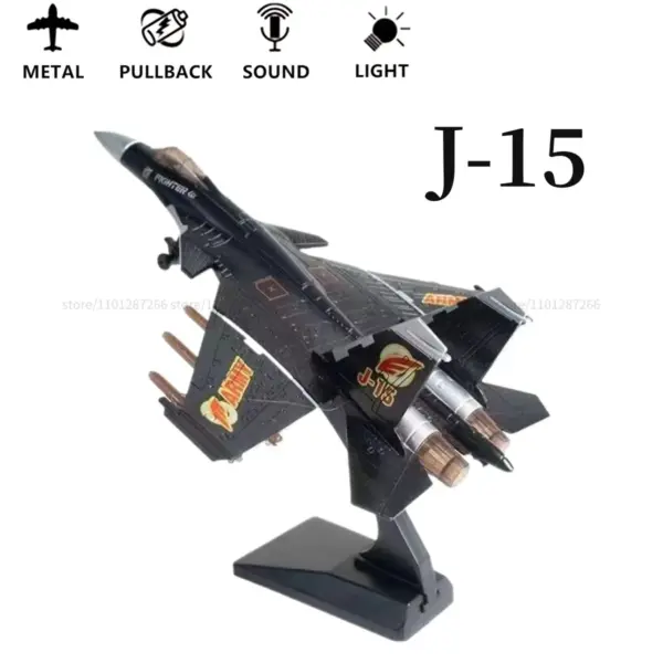 Pullback Jet Fighter Model with Lights and Sound - Image 17