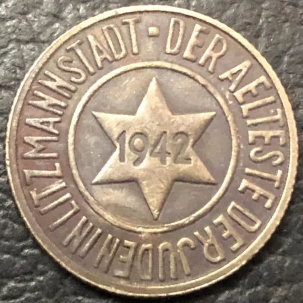 1942 Poland 10 Pfennig Replica Coin - Image 2