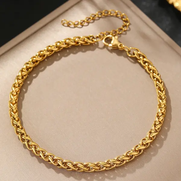 Elegant Stainless Steel Chain Bracelet for Women - Image 14