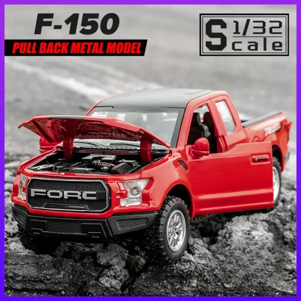 1:32 Ford Raptor F150 Diecast Model Car