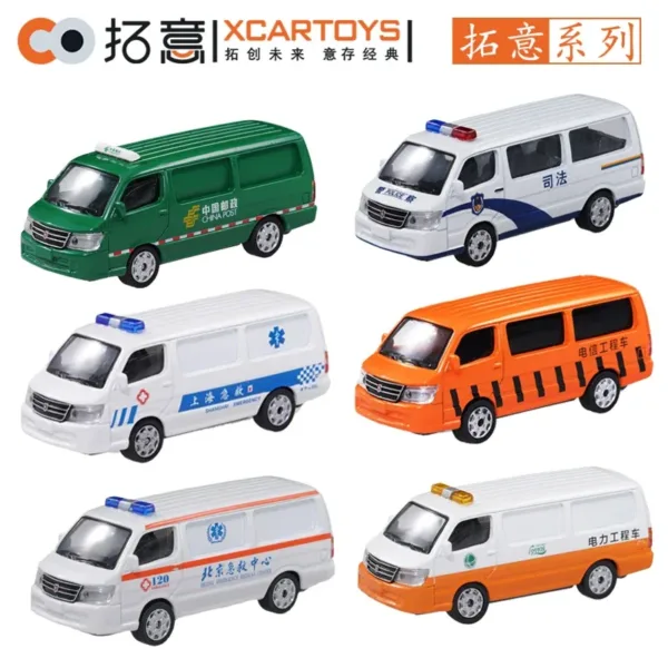 1/64 Diecast Jinbei Telecom Ambulance Model