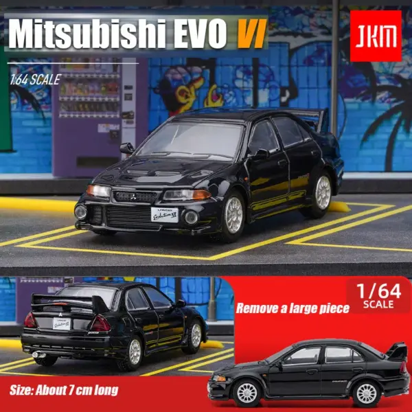 1/64 Scale JKM EVO VI Diecast Model Car - Image 3