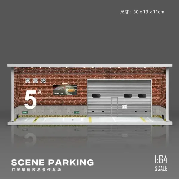 1/64 Scale Alloy Parking Garage Model Display - Image 10