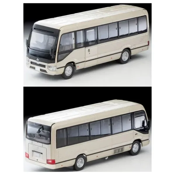 Toyota Coaster EX Beige 1/64 Diecast Model - Image 3