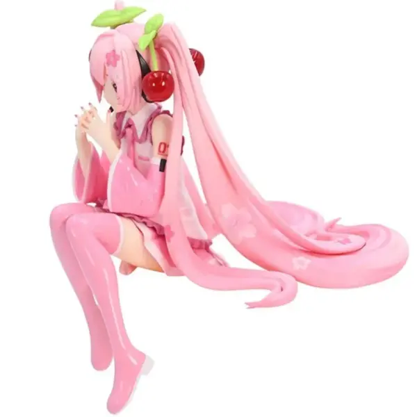 Hatsune Miku Pink Dress PVC Figure Decor - Image 5