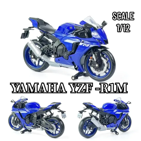 1:12 Scale YAMAHA YZF-R1M Motorcycle Model - Image 15