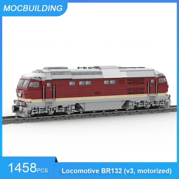 MOC Building Blocks Diesel Locomotive Set - Image 2