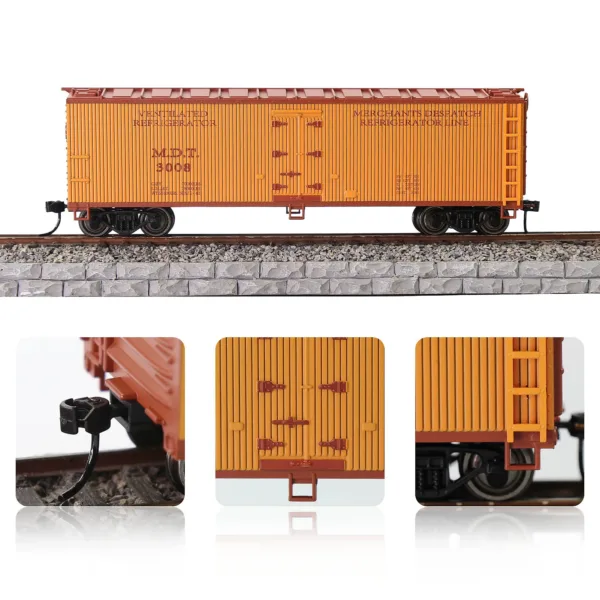 HO Scale 40ft Wood-Side Refrigerator Car - Image 5