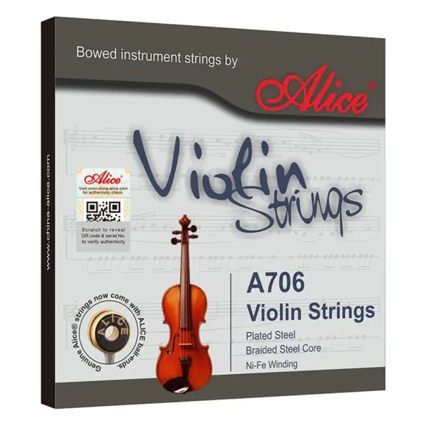 Alice A706 Violin Strings Set for All Sizes