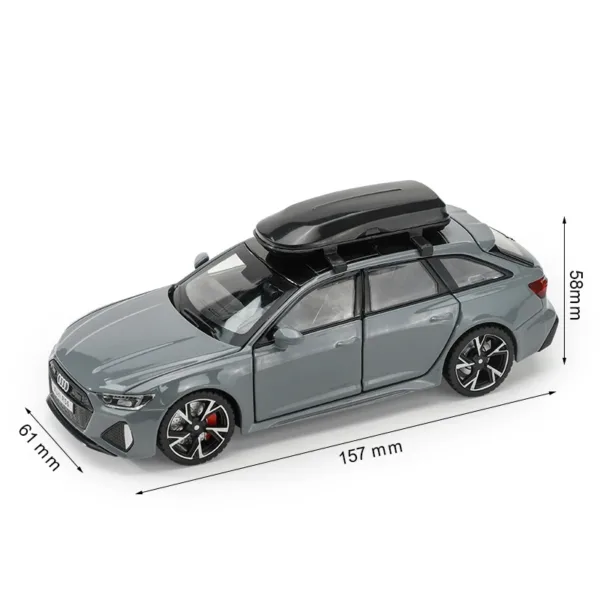 1/32 Audi RS6 Diecast Model Car with Sound - Image 8