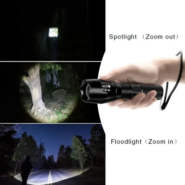 Super Bright Waterproof LED Flashlight 5 Modes - Image 6