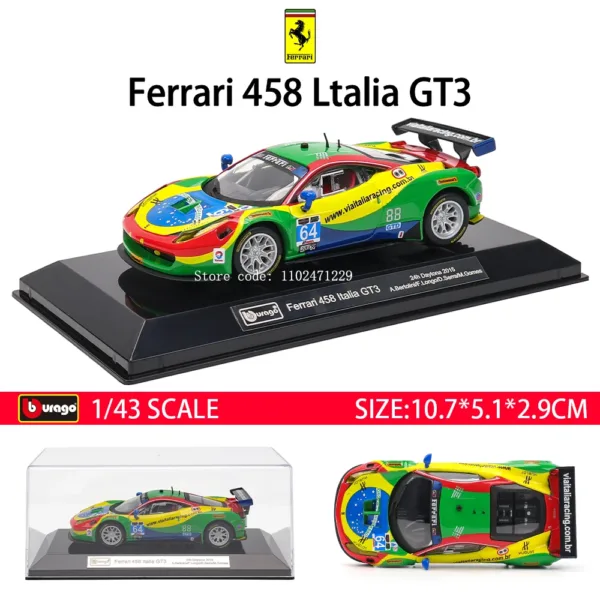 Bburago 1:43 Scale Ferrari Diecast Model - Image 12