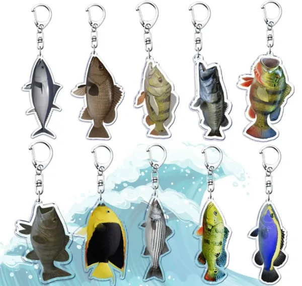 Fishing Man Keychain Pendant for Gifts - Image 3