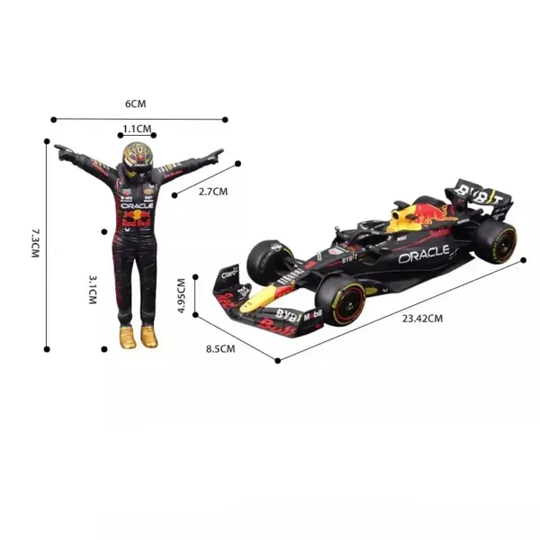 1:24 Red Bull Racing RB19 Diecast Model Car - Image 3