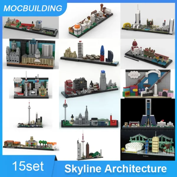 MOC Building Blocks City Skyline Models Set