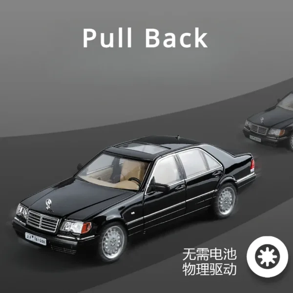 1:24 Mercedes-Benz W140 Diecast Model Car - Image 5