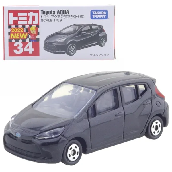 Takara Tomy 1/59 Toyota Aqua Diecast Model Car