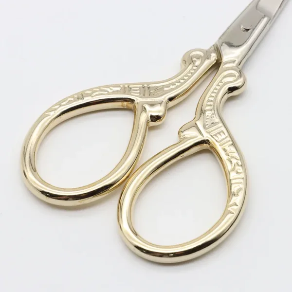 Vintage Stainless Steel Sewing Scissors 9.5 Inch - Image 5