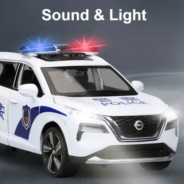 1:32 Scale X-TRAIL Police Car Model Toy - Image 4