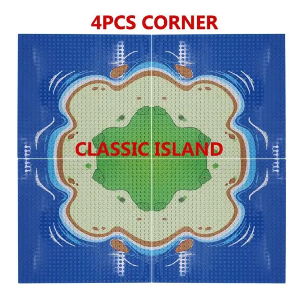 32x32 Dots Island Base Plate for Building - Image 3
