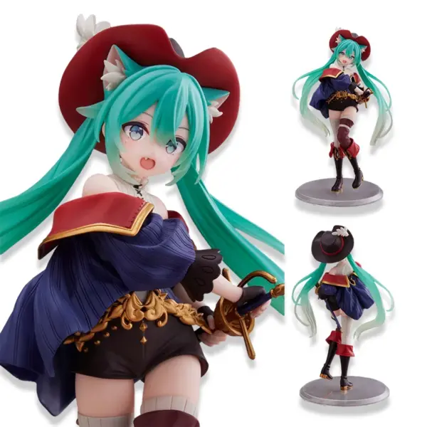 20cm Anime PVC Figure Cat in Shoes