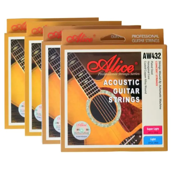 Alice AW432 Acoustic Guitar Strings Set 011-052 - Image 6