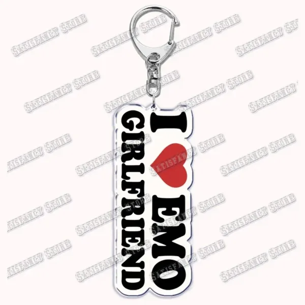 Silver Keychain with Heartfelt Letter Design - Image 27