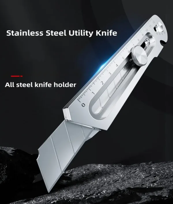 6 in 1 Heavy Duty Aluminum Box Cutter - Image 5